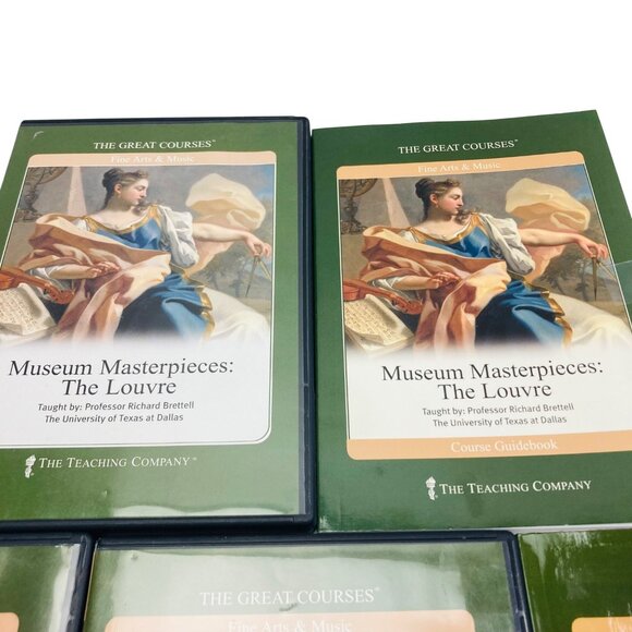 The Great Courses Museum Masterpieces DVD & Book Set The Louvre, Metropolitan - Picture 3 of 4